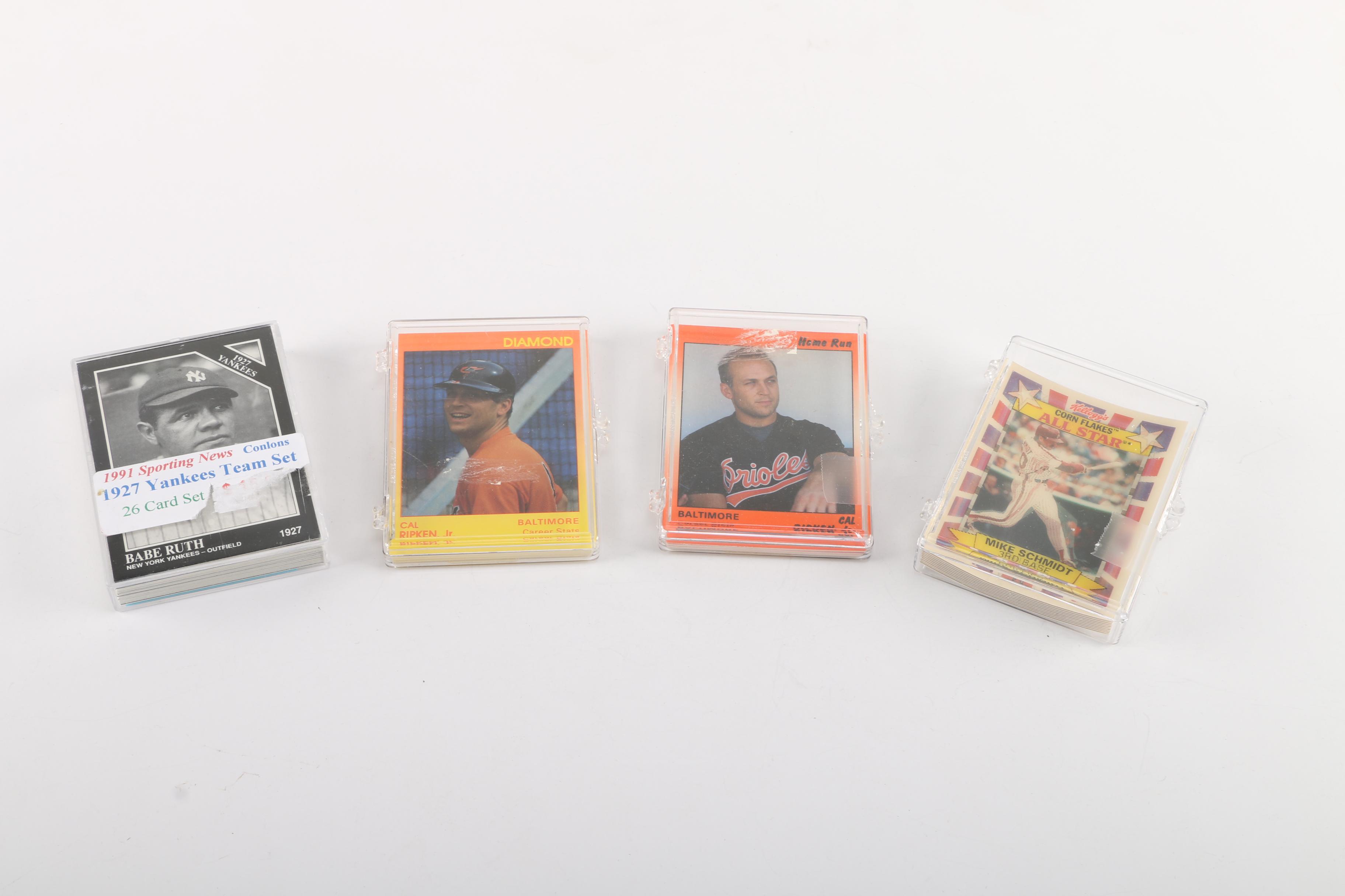 1980s, 1990s, and 2000s Baseball Cards Including Kraft Singles "Pop-Up" Cards