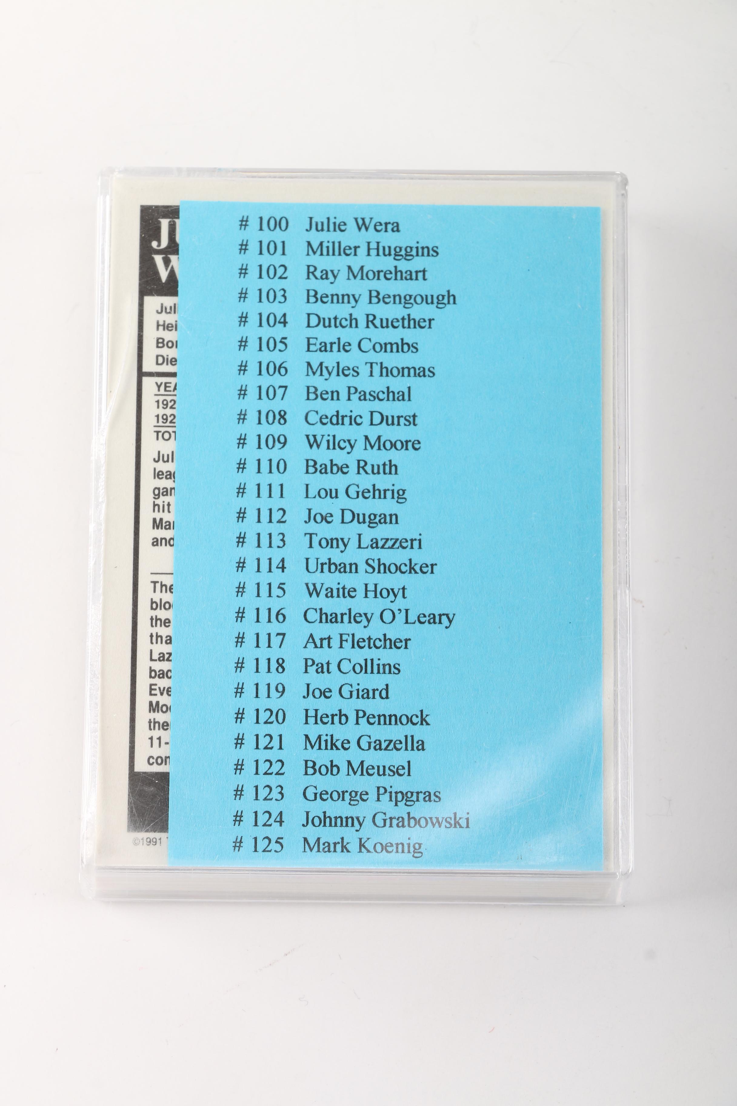 1980s, 1990s, and 2000s Baseball Cards Including Kraft Singles "Pop-Up" Cards