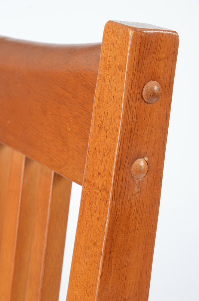 Walnut Mission Style Rocking Chair