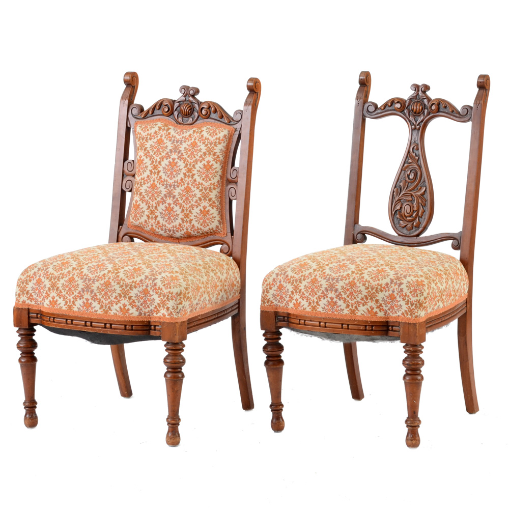 Victorian Parlor Side Chairs