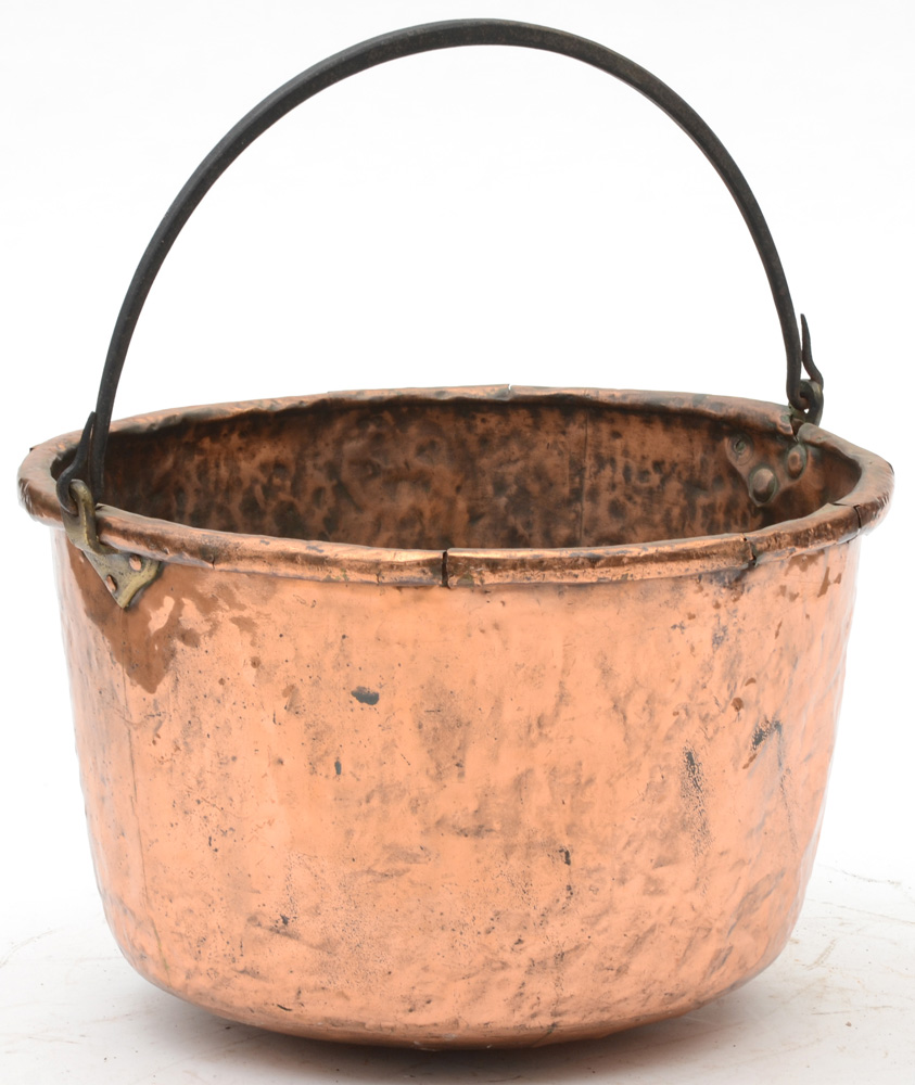 Large Antique Copper Kettle