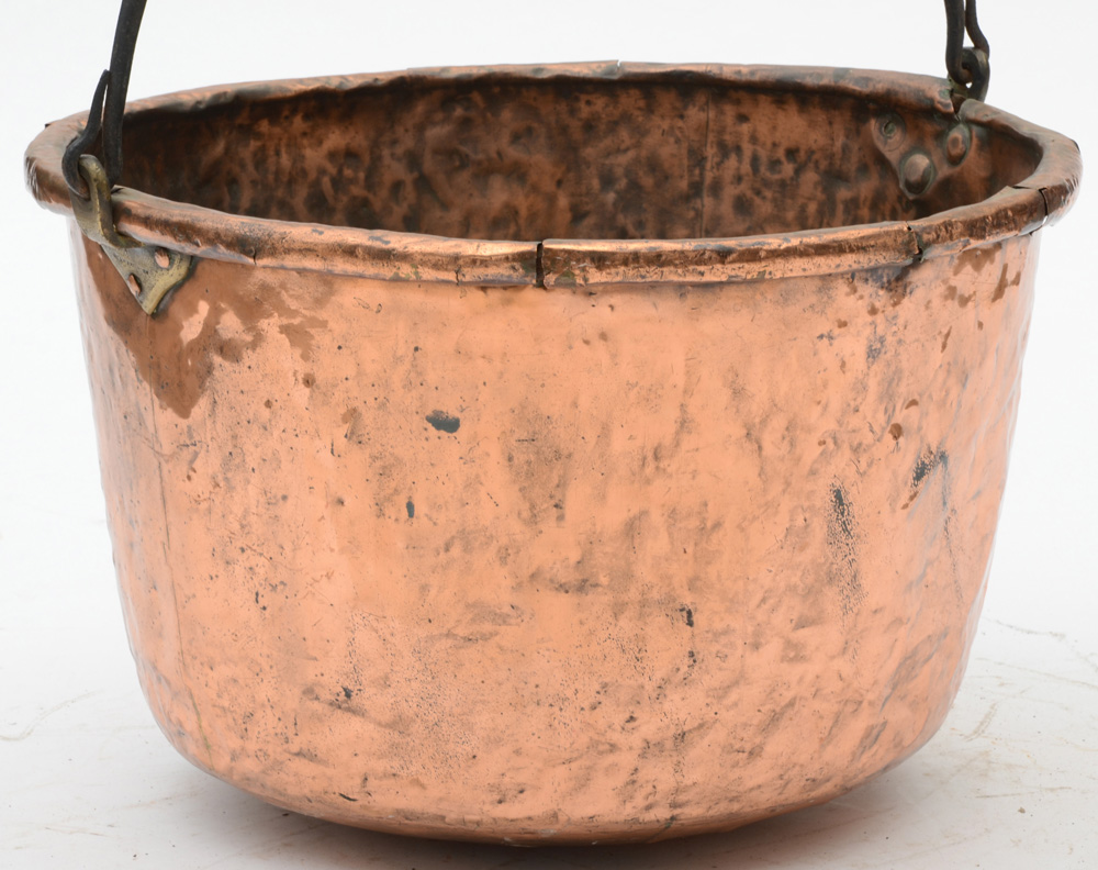 Large Antique Copper Kettle
