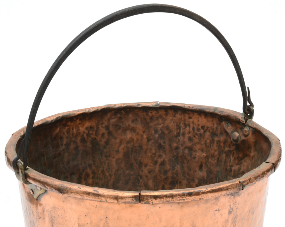Large Antique Copper Kettle