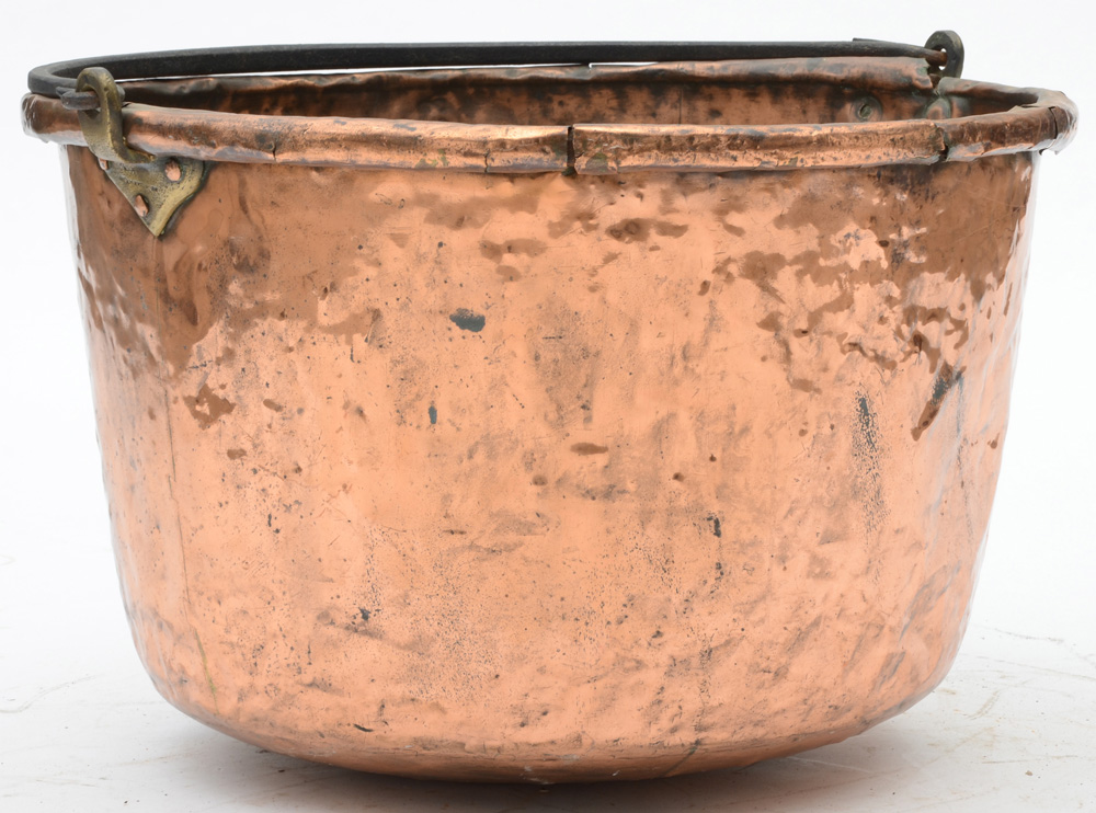 Large Antique Copper Kettle