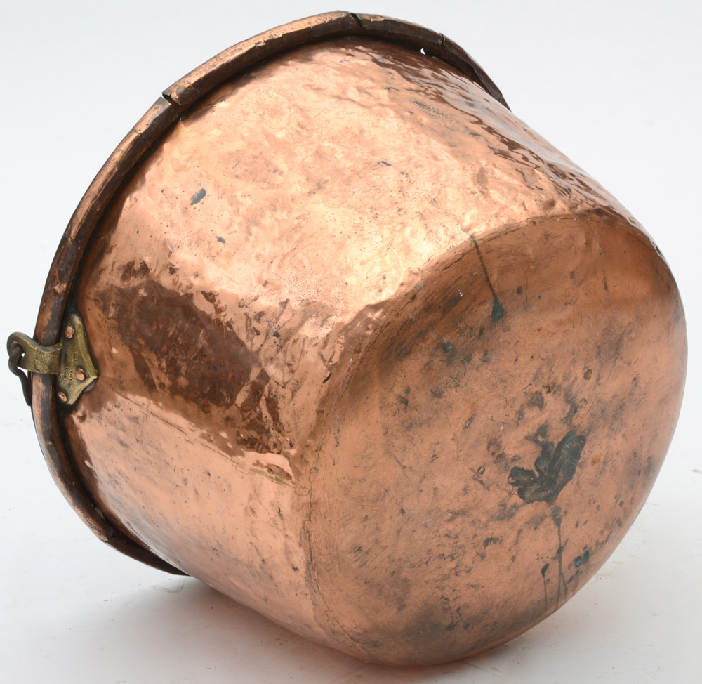 Large Antique Copper Kettle