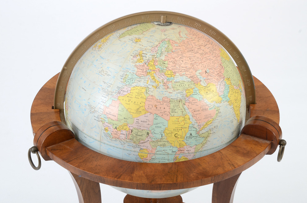 Regency Style Repogle Globe-On-Stand