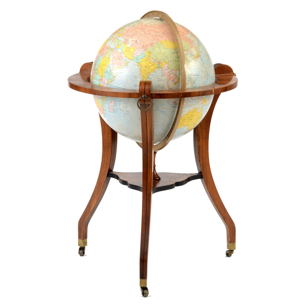 Regency Style Repogle Globe-On-Stand