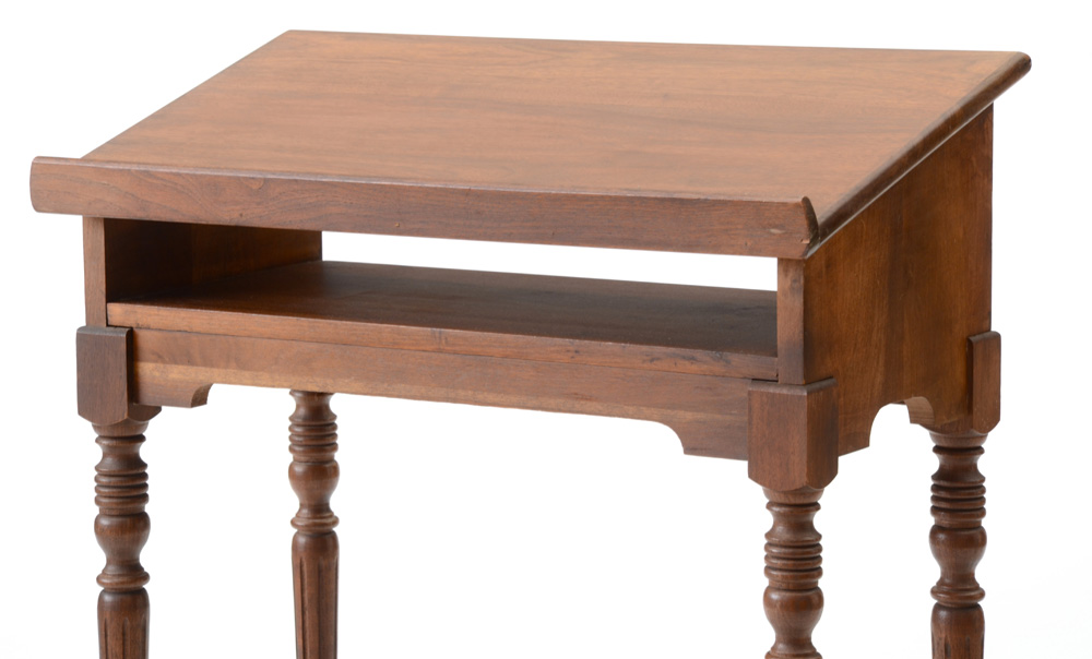 Walnut Dictionary and Book Stand