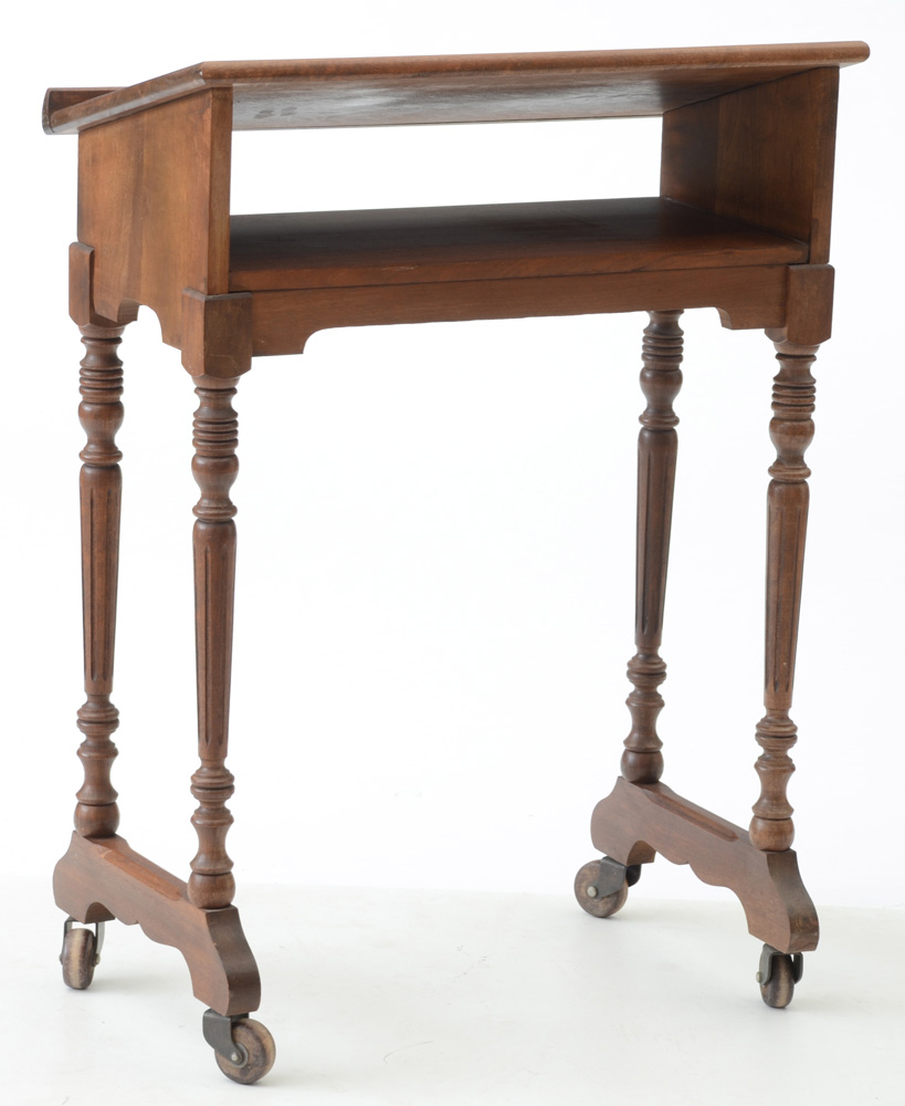 Walnut Dictionary and Book Stand