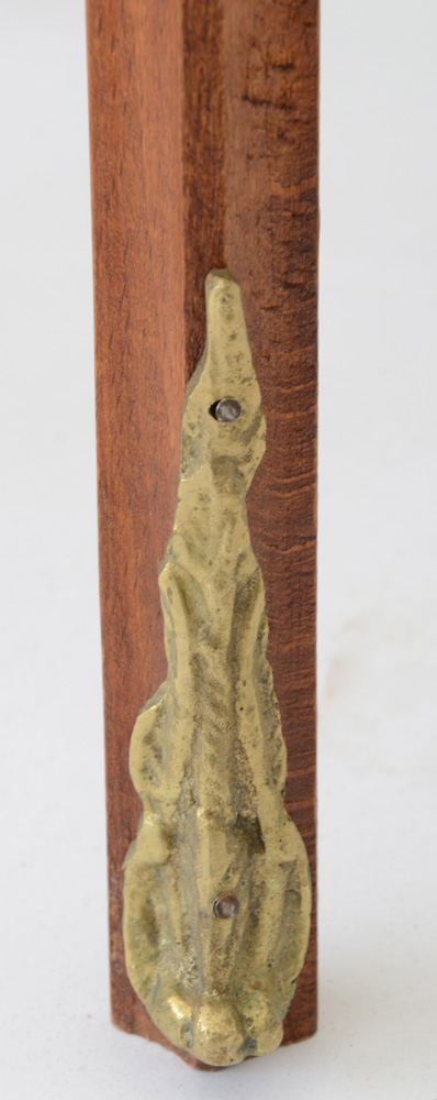 French Occasional Table with Brass Gallery