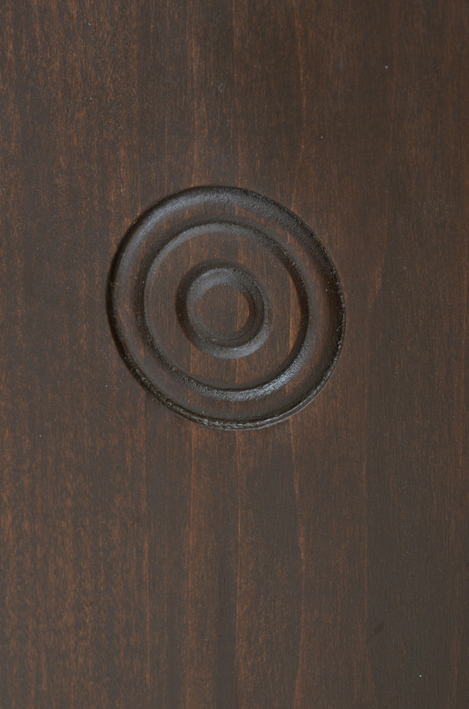 Vintage Oak Copper-lined Humidor Table