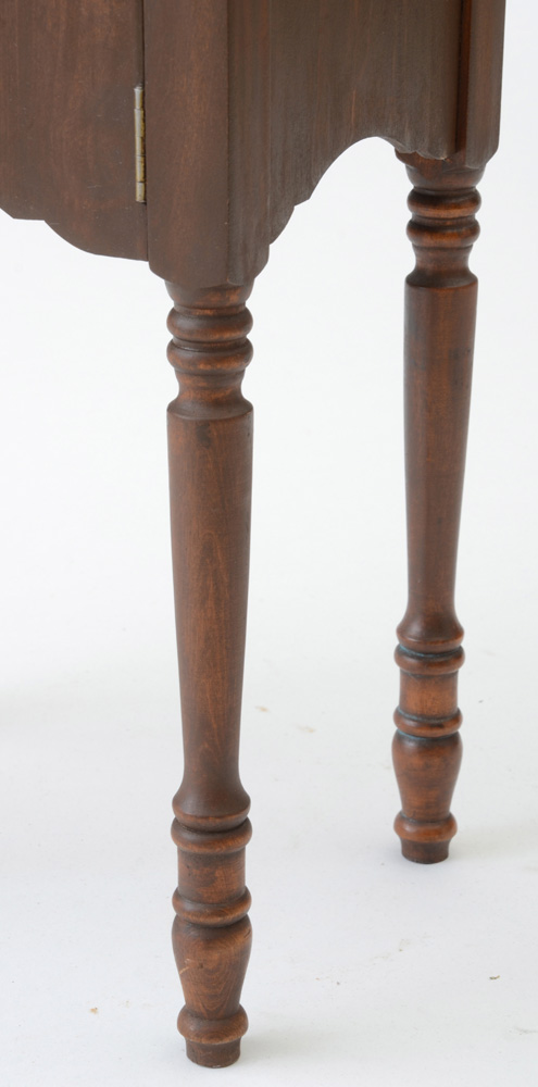 Vintage Oak Copper-lined Humidor Table