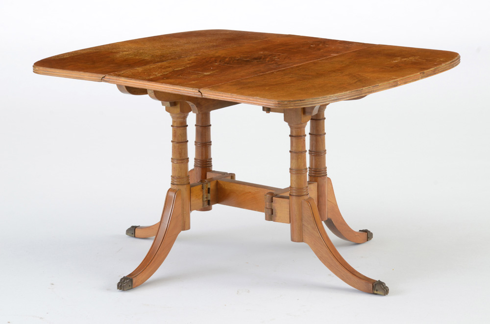 Duncan Phyfe Style Small Drop Leaf Table