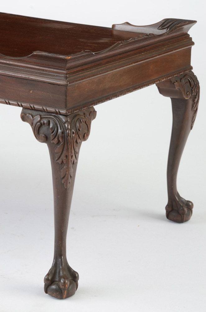 Mahogany Chippendale Style Coffee Table