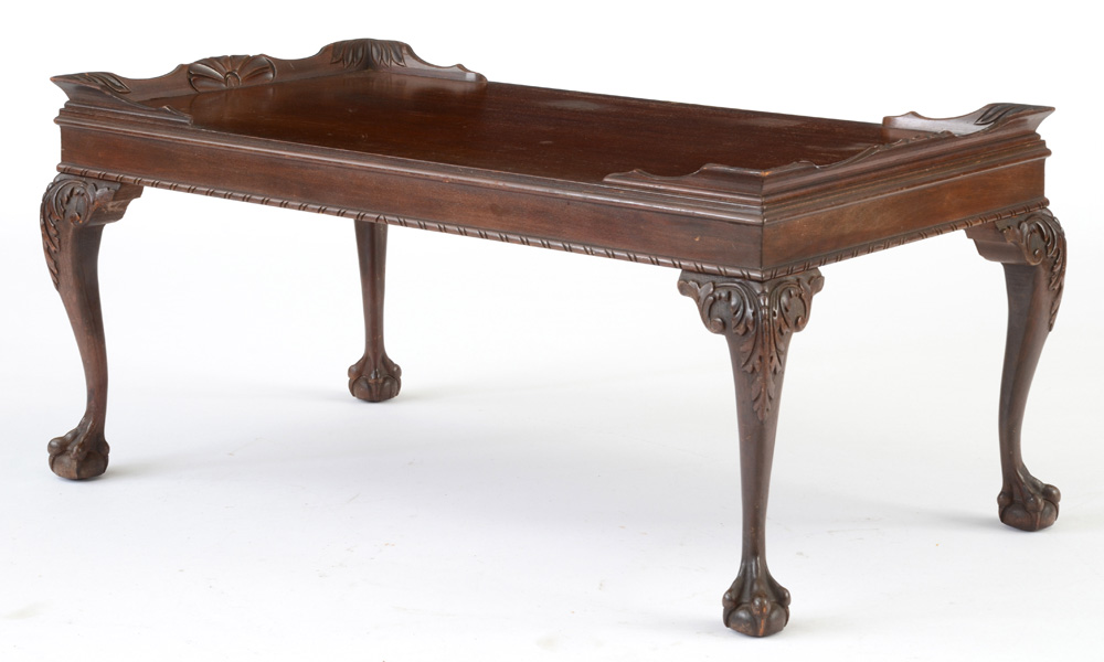 Mahogany Chippendale Style Coffee Table