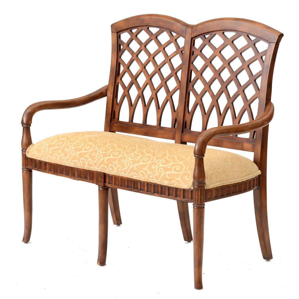 Contemporary Regency Style Settee