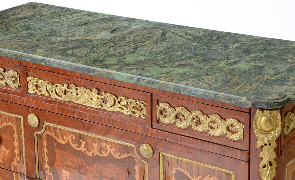 Vintage XV / XVI Style Marble Top Commode