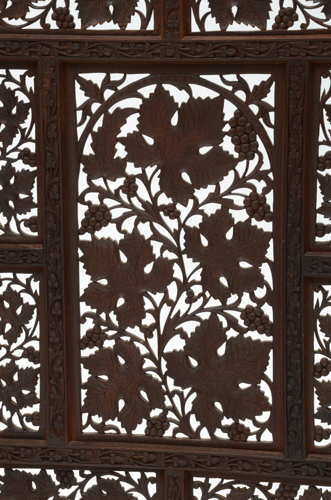 Victorian Eastlake Walnut Chest with Wishbone Mirror