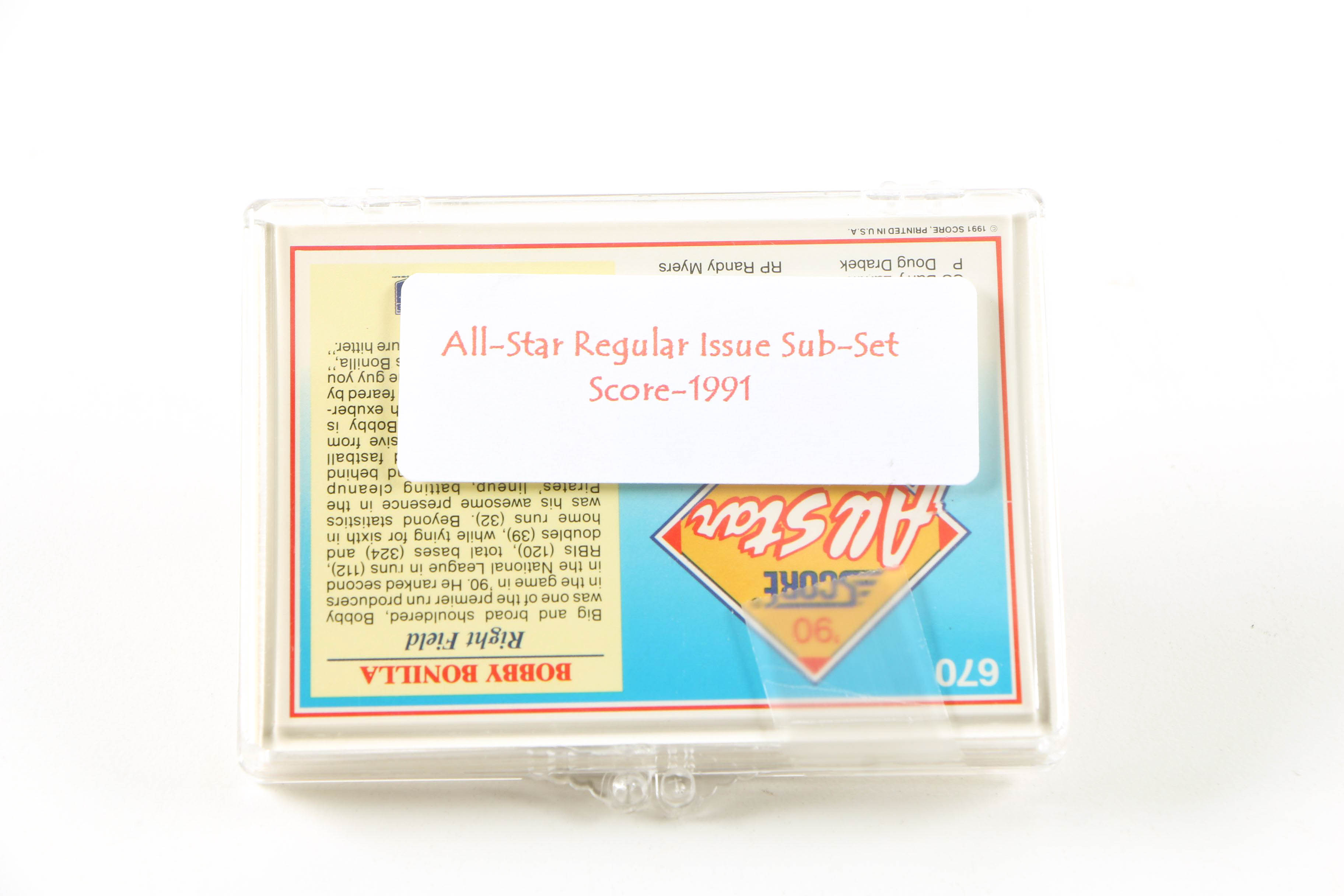 1980s and 90s Score Baseball Cards