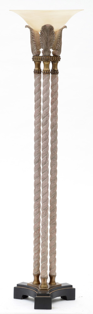 Neoclassical Style Torchere Floor Lamp