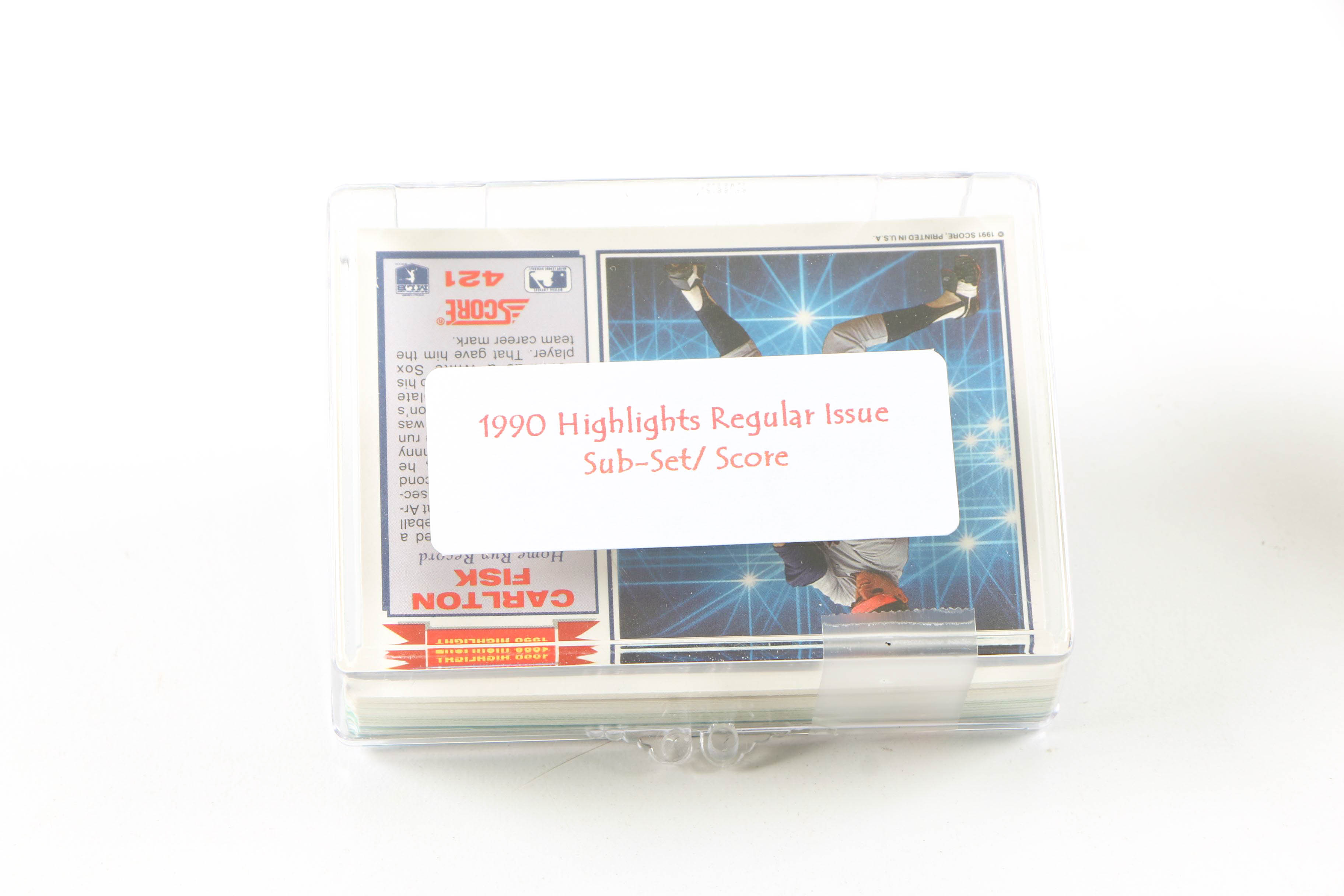 1980s and 90s Score Baseball Cards