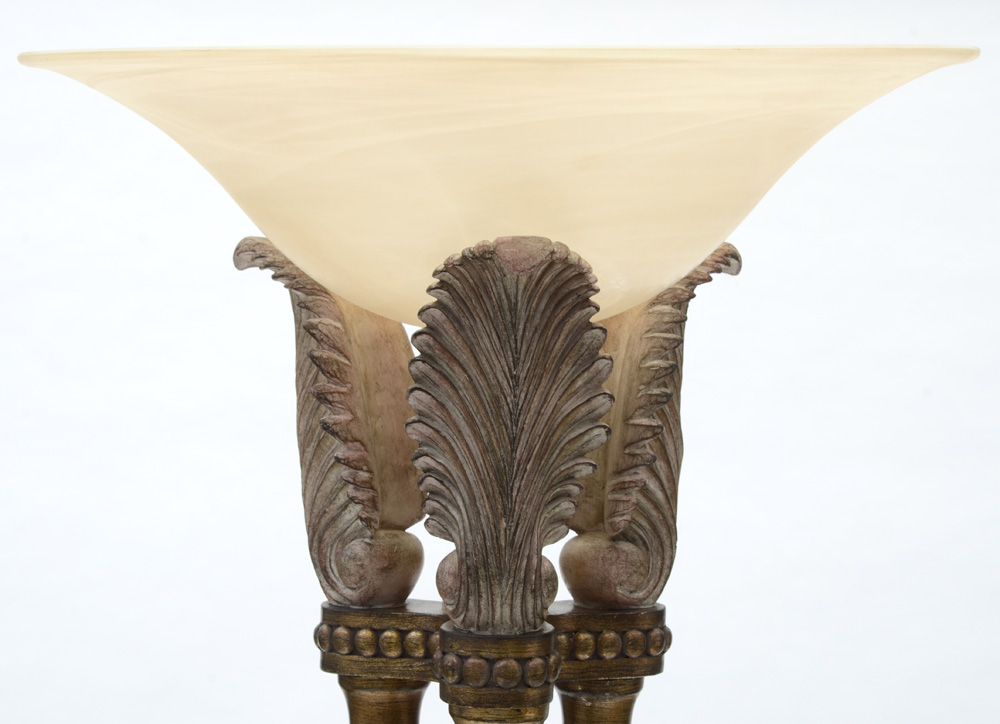 Neoclassical Style Torchere Floor Lamp