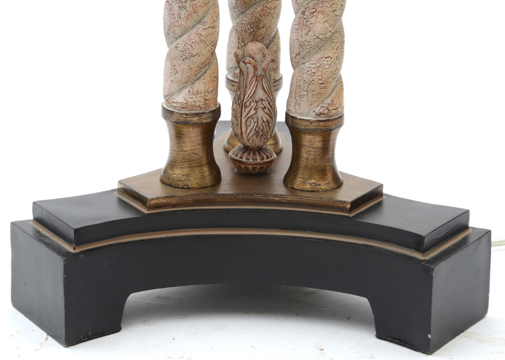 Neoclassical Style Torchere Floor Lamp