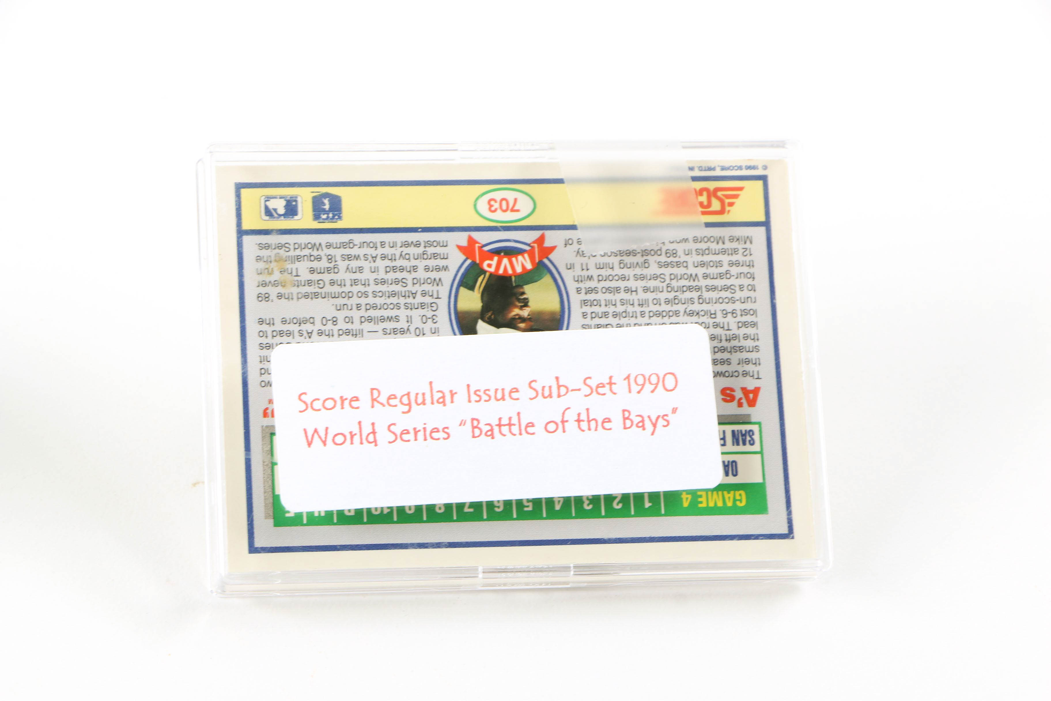 1980s and 90s Score Baseball Cards