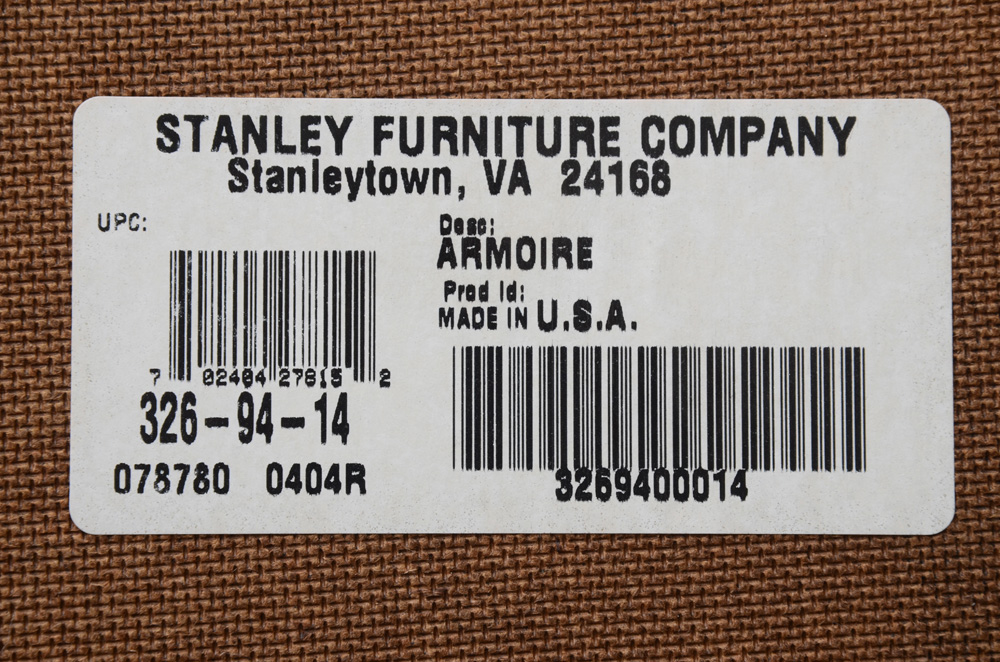 Stanley "Isabella" Armoire in White