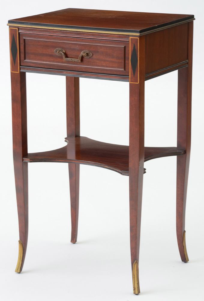 Northern Furniture Mahogany Veneer Side Tables