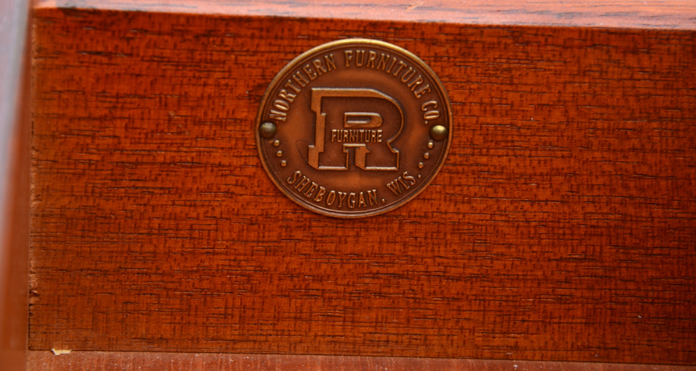 Northern Furniture Mahogany Veneer Side Tables