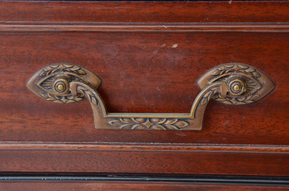 Northern Furniture Mahogany Veneer Side Tables