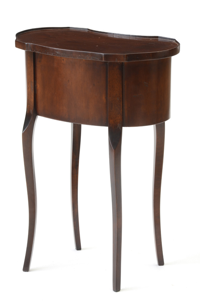 Italian Mahogany Two-Drawer Accent Table