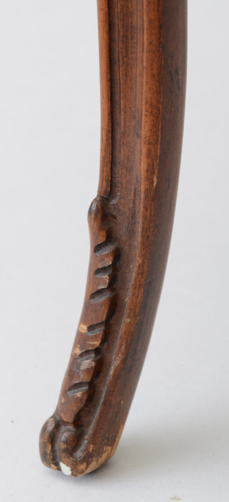 French Style Inlaid Wood Accent Table