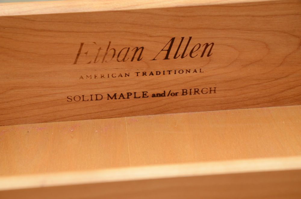 Ethan Allen "American Traditional" Solid Maple Hutch