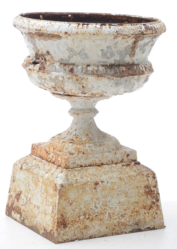 Victorian Cast Iron Planter and Parts