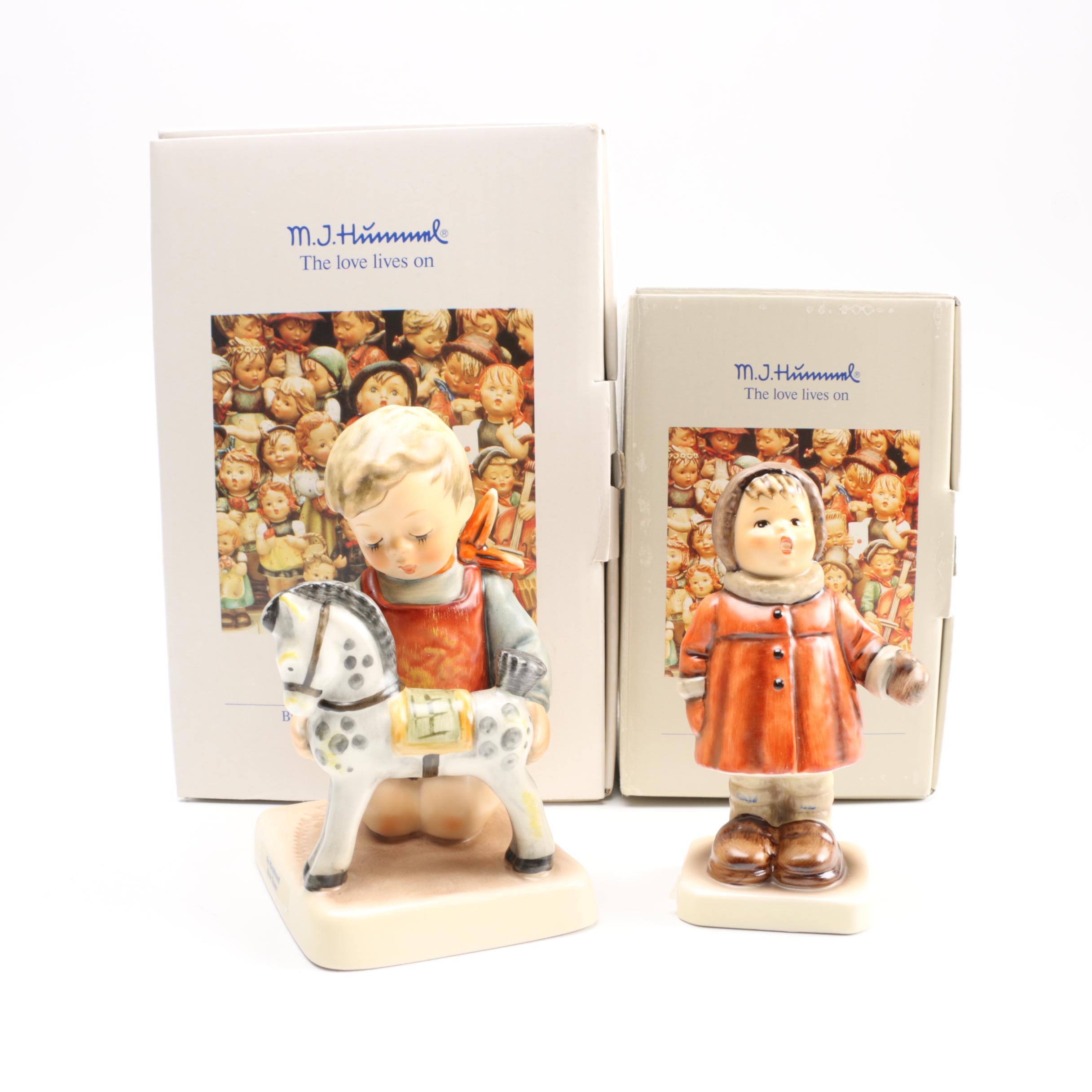 Hummel "Horse Trainer" and "Winter Song" Figurines