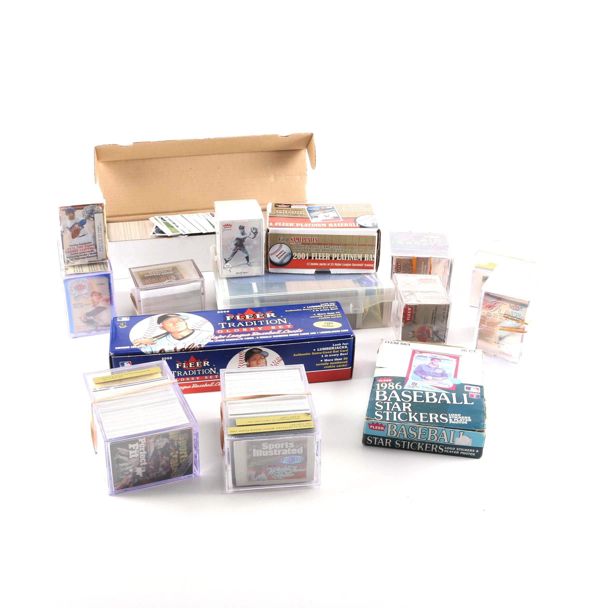 1980s, 1990s, and 2000s Fleer Baseball Cards