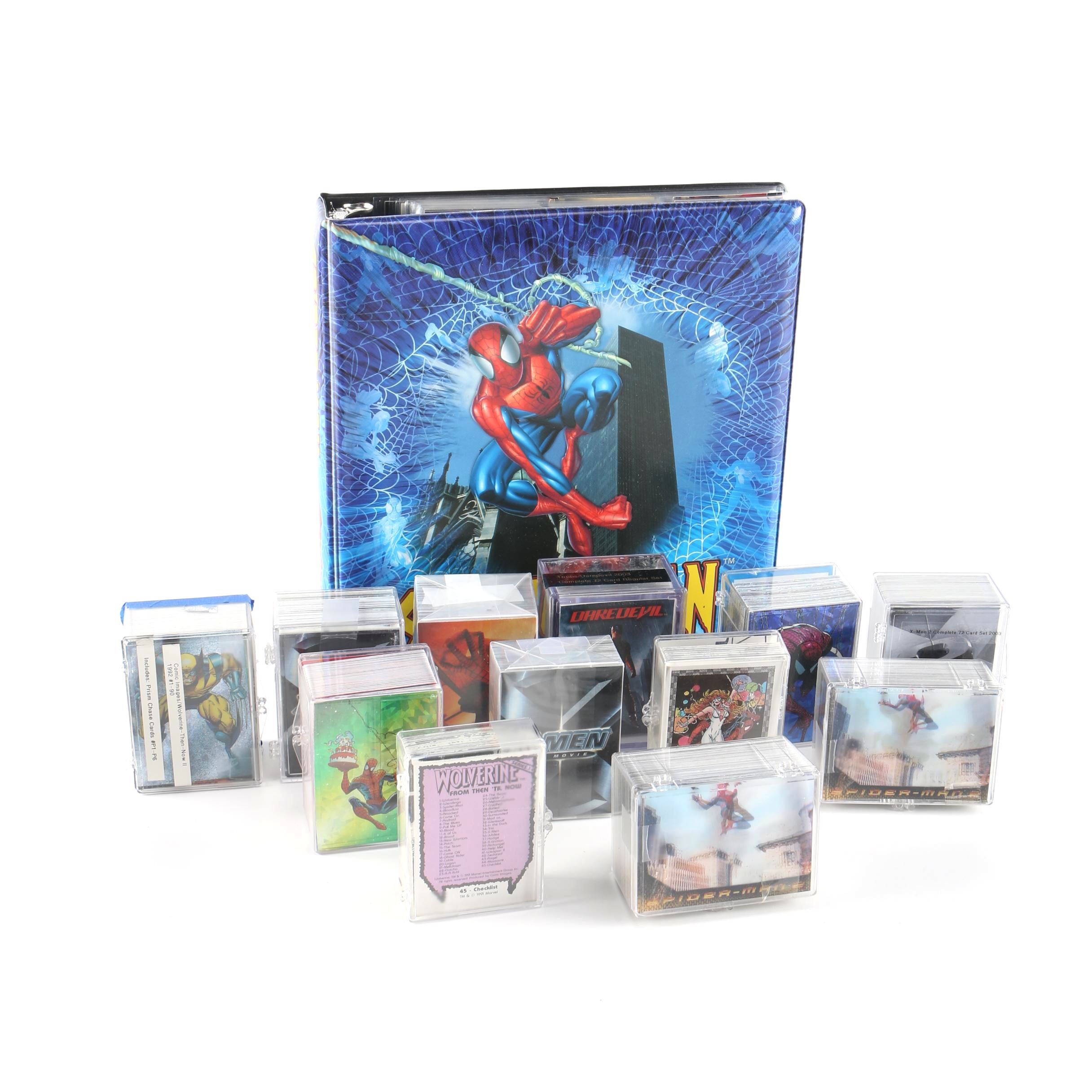 Collection of Marvel Universe Trading Cards