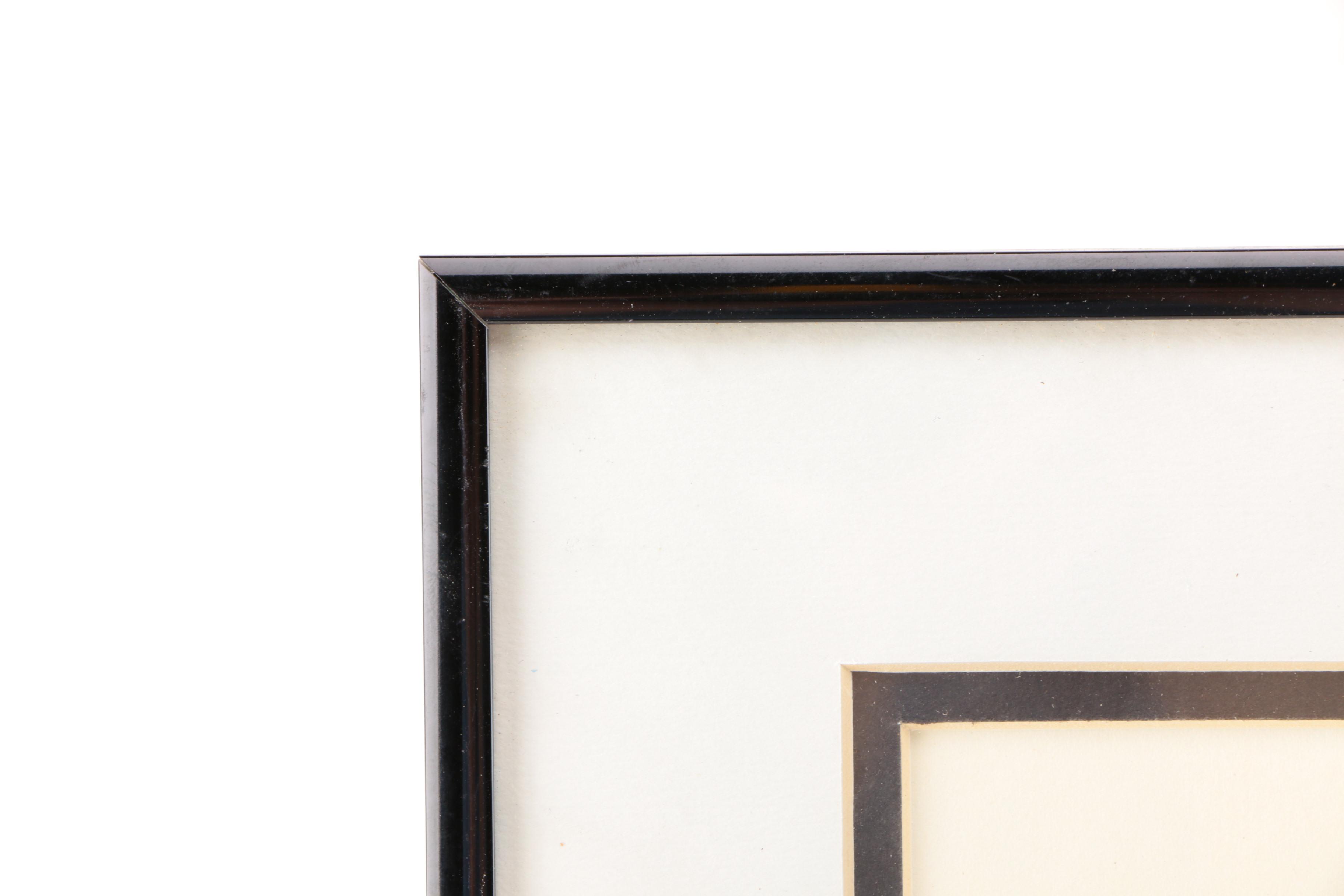 Cecil Highley Signed Offset Lithograph Celebrity Portraits