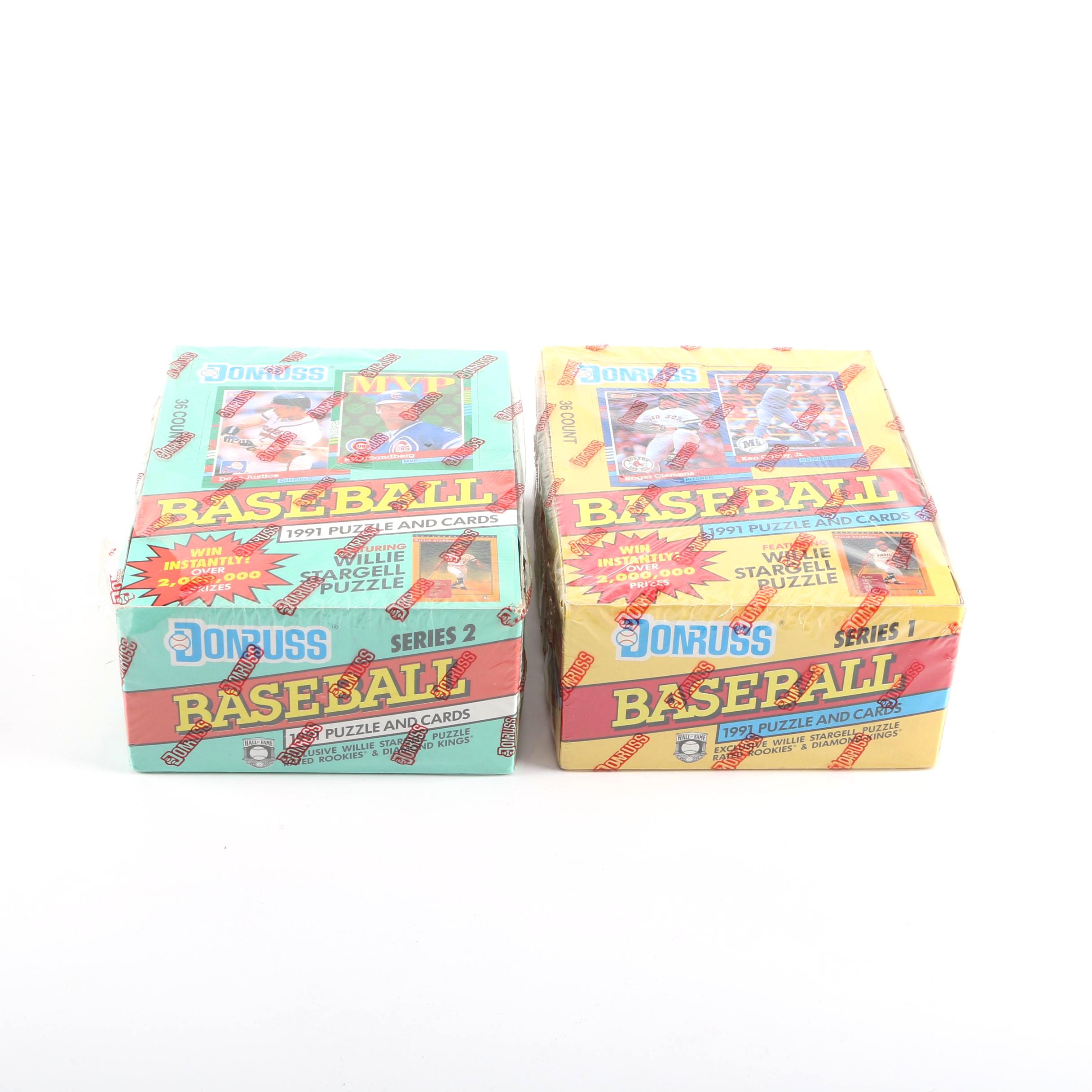 Donruss 1991 Baseball Card Packs