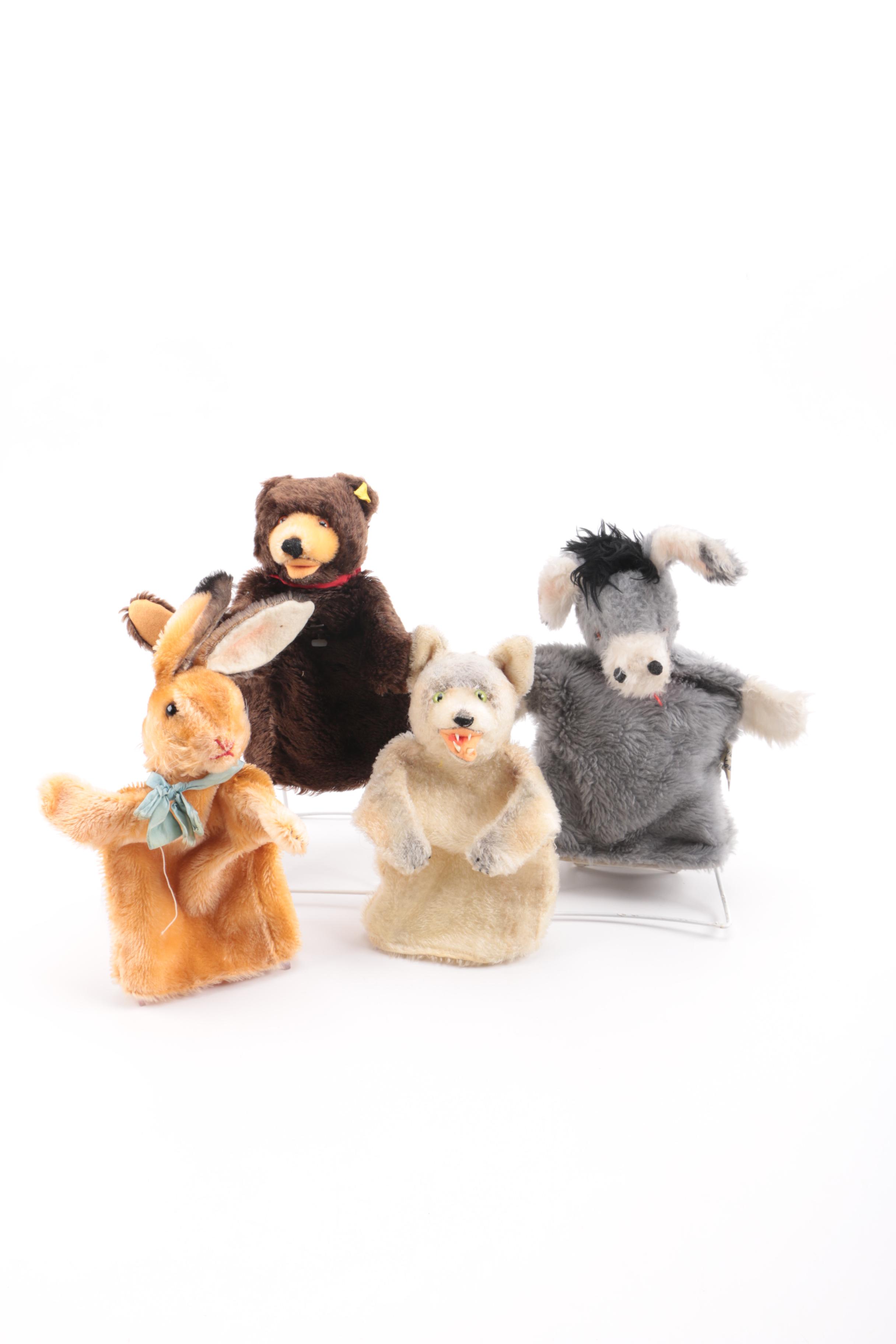 Vintage Steiff Hand Puppets