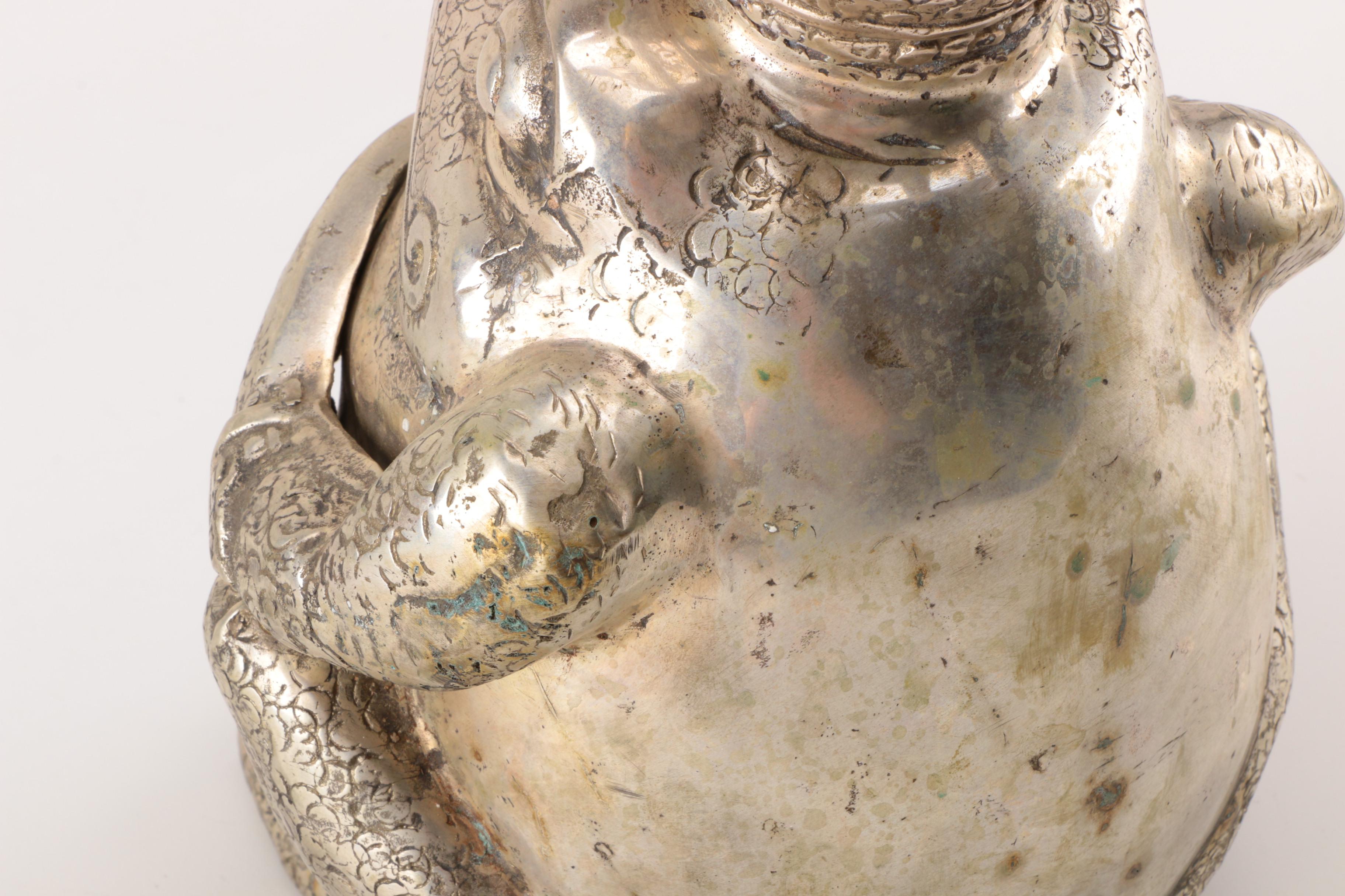 Metal Frog Prince Figurine