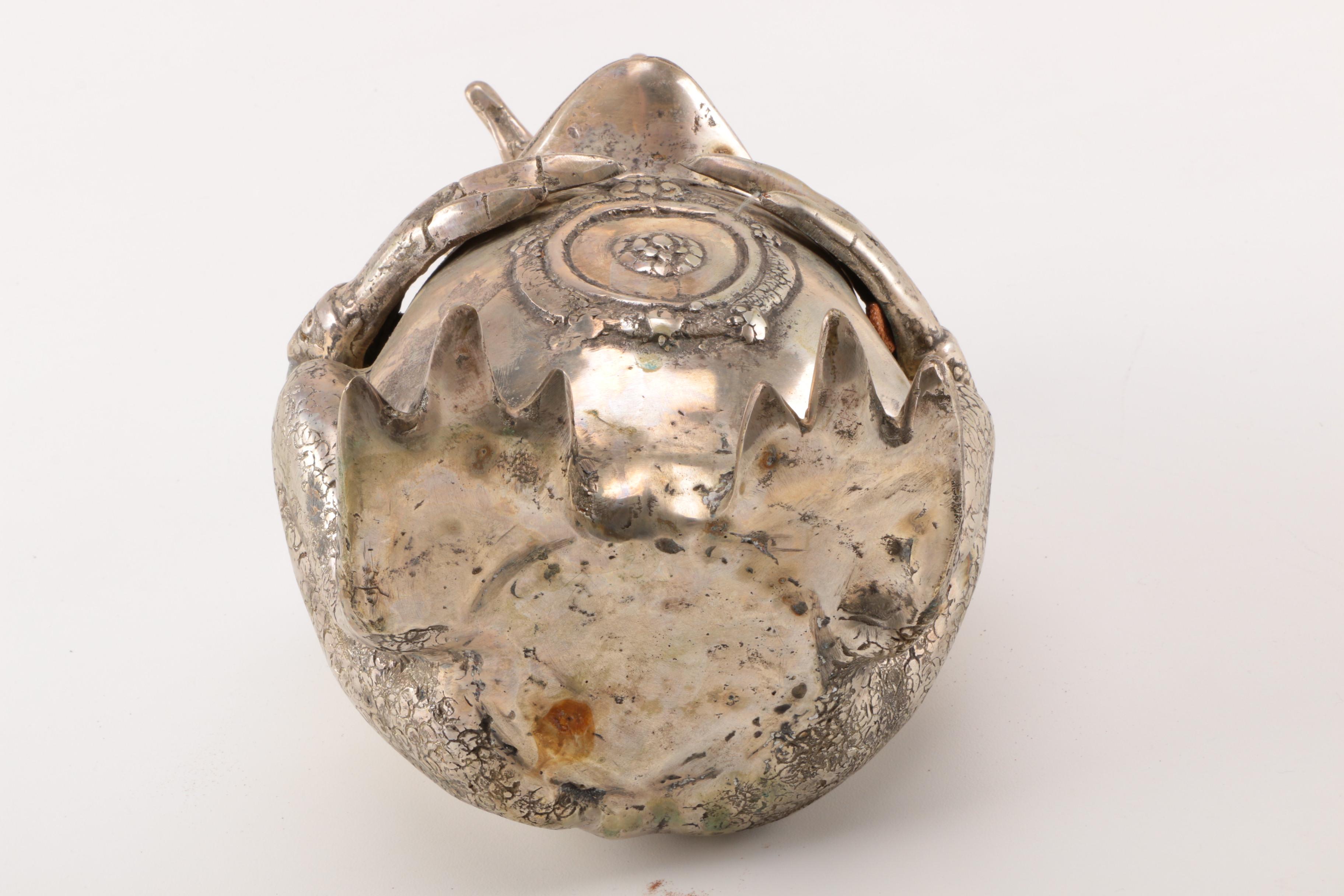 Metal Frog Prince Figurine