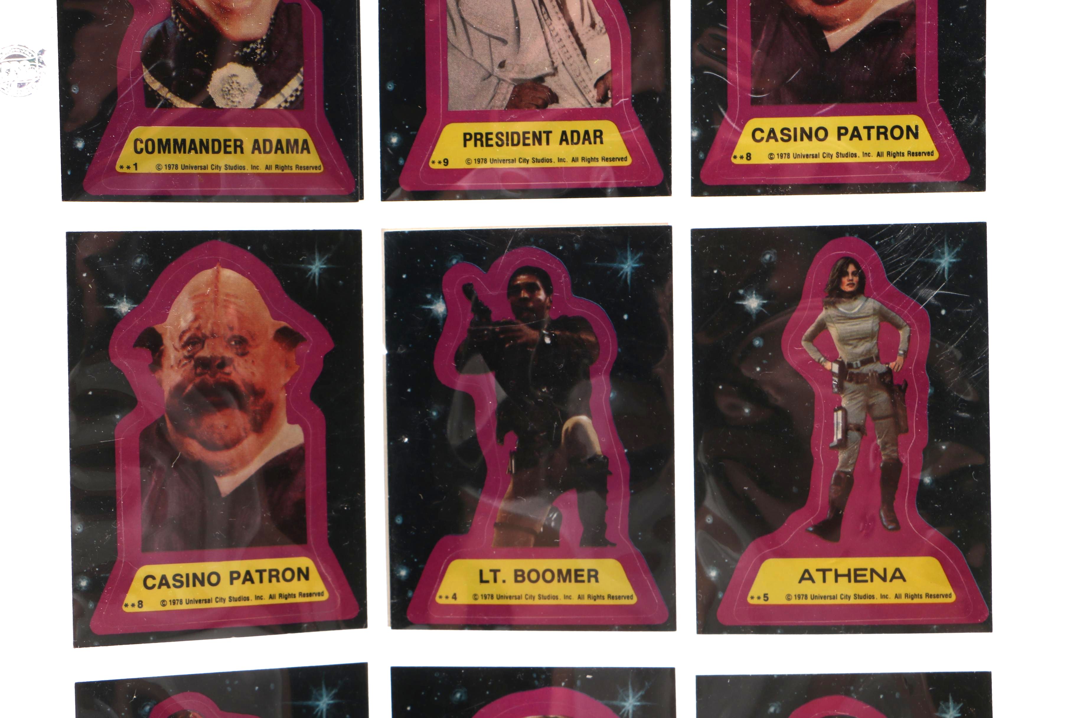 1978 "Battlestar Galactica" Collectible Cards