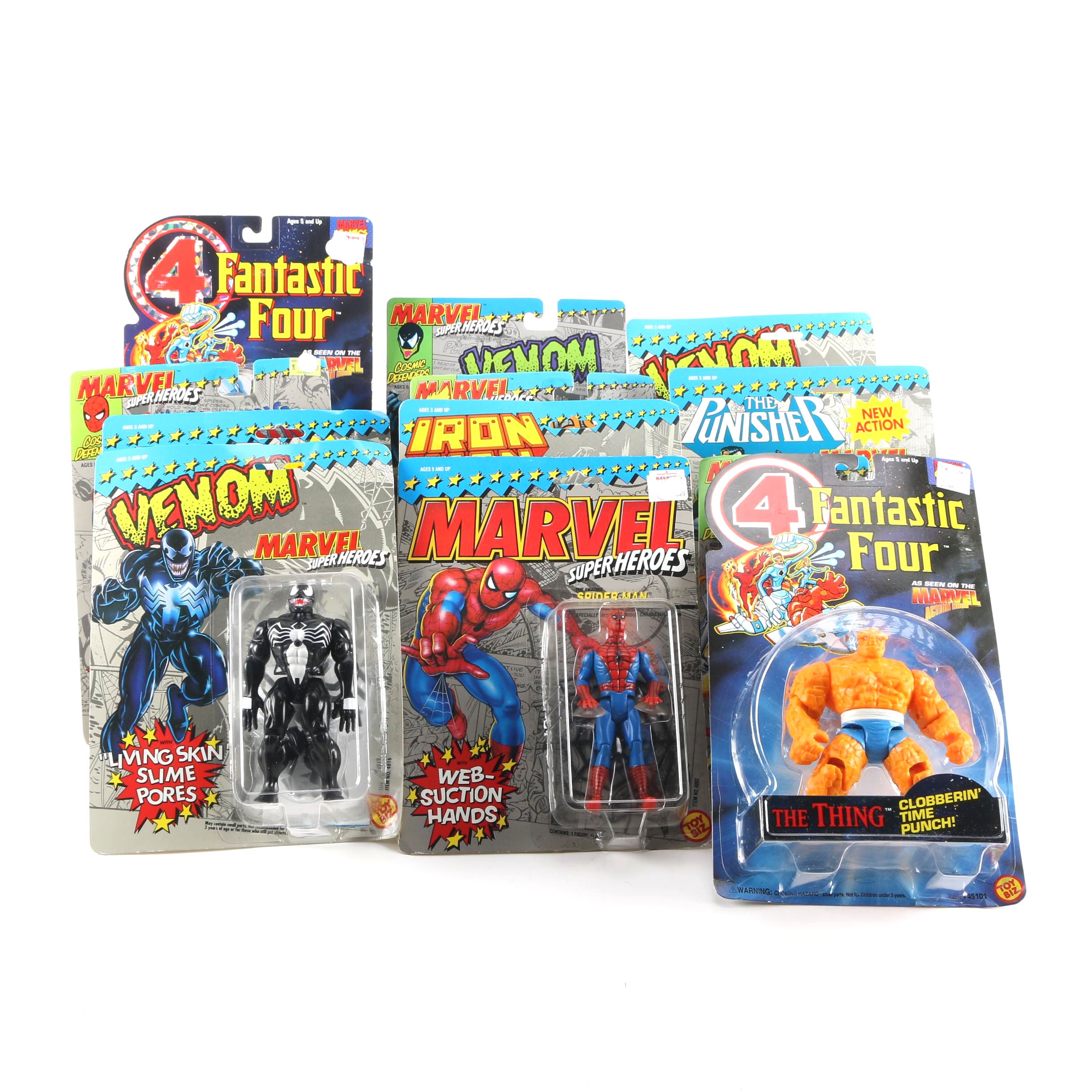 Collection of Marvel Action Figures