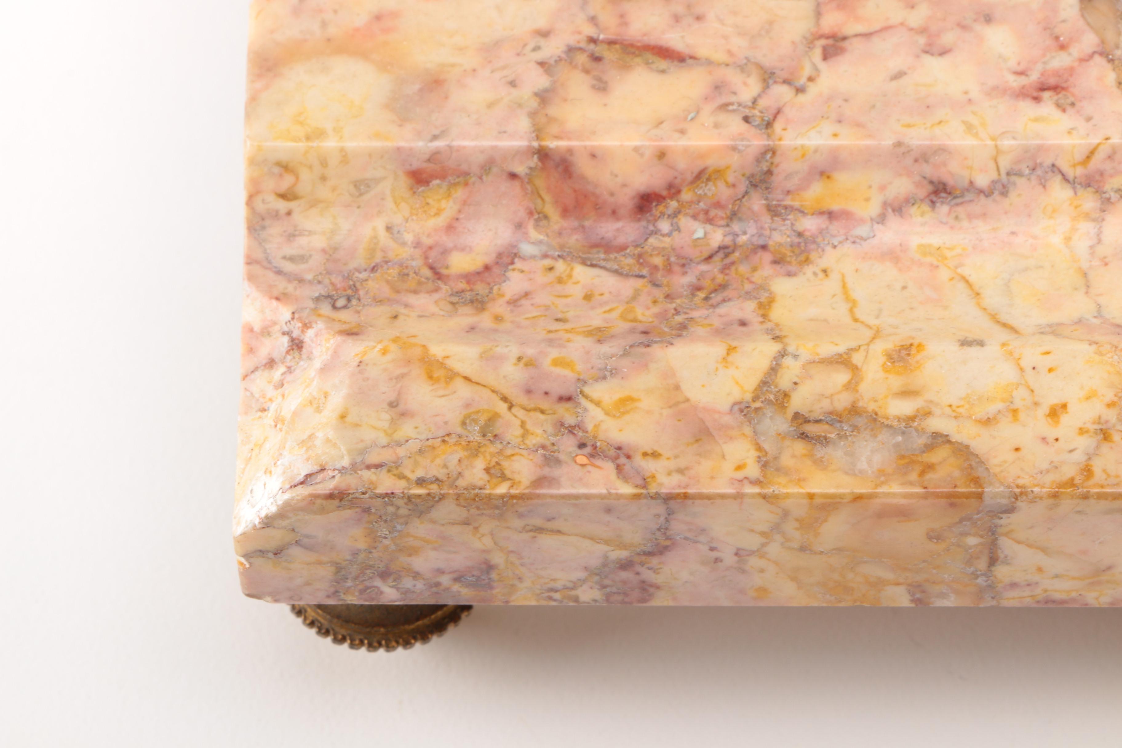 Melotte Signed Inkwell with Eagle Statuette