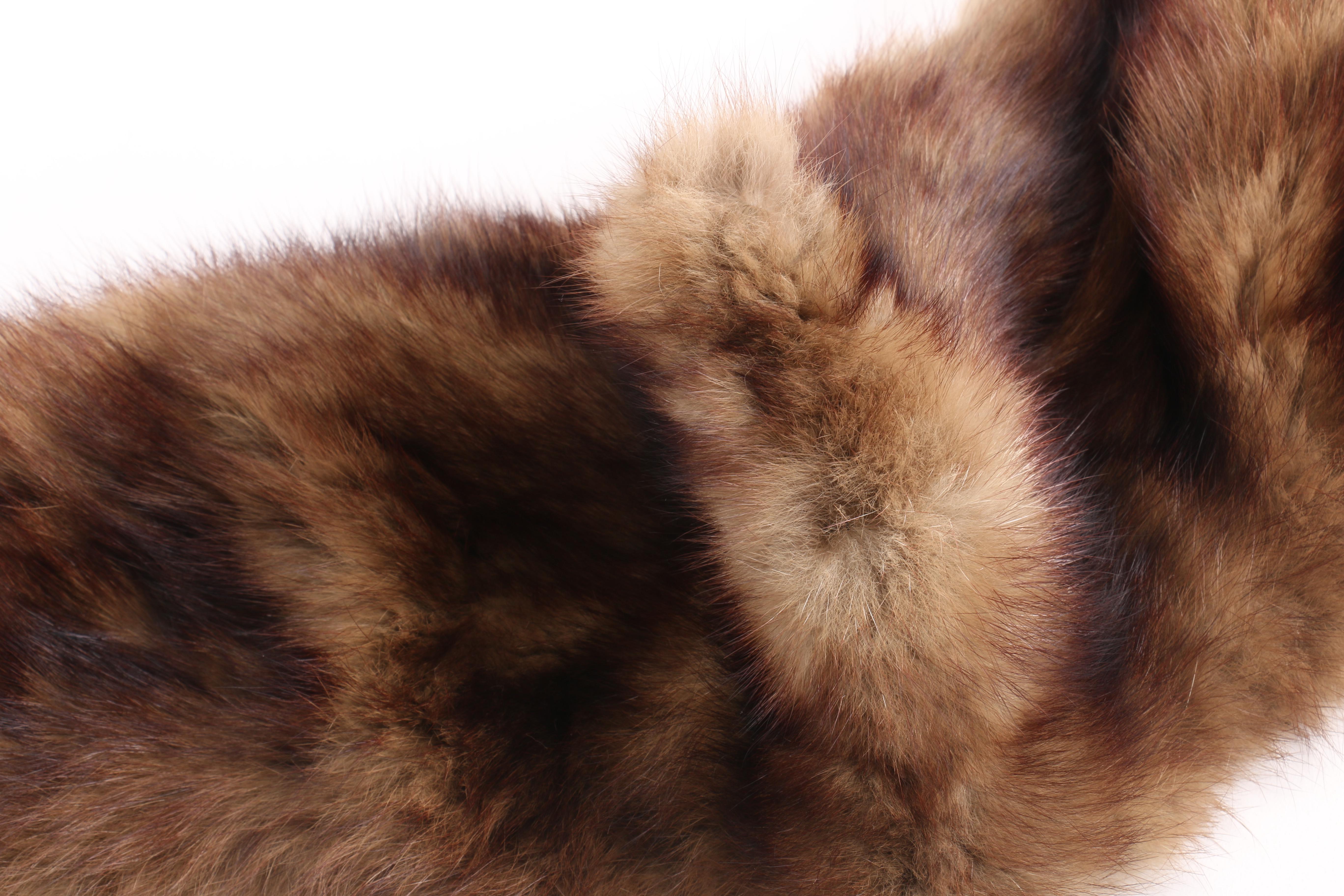 Mink and Fox Fur Stoles