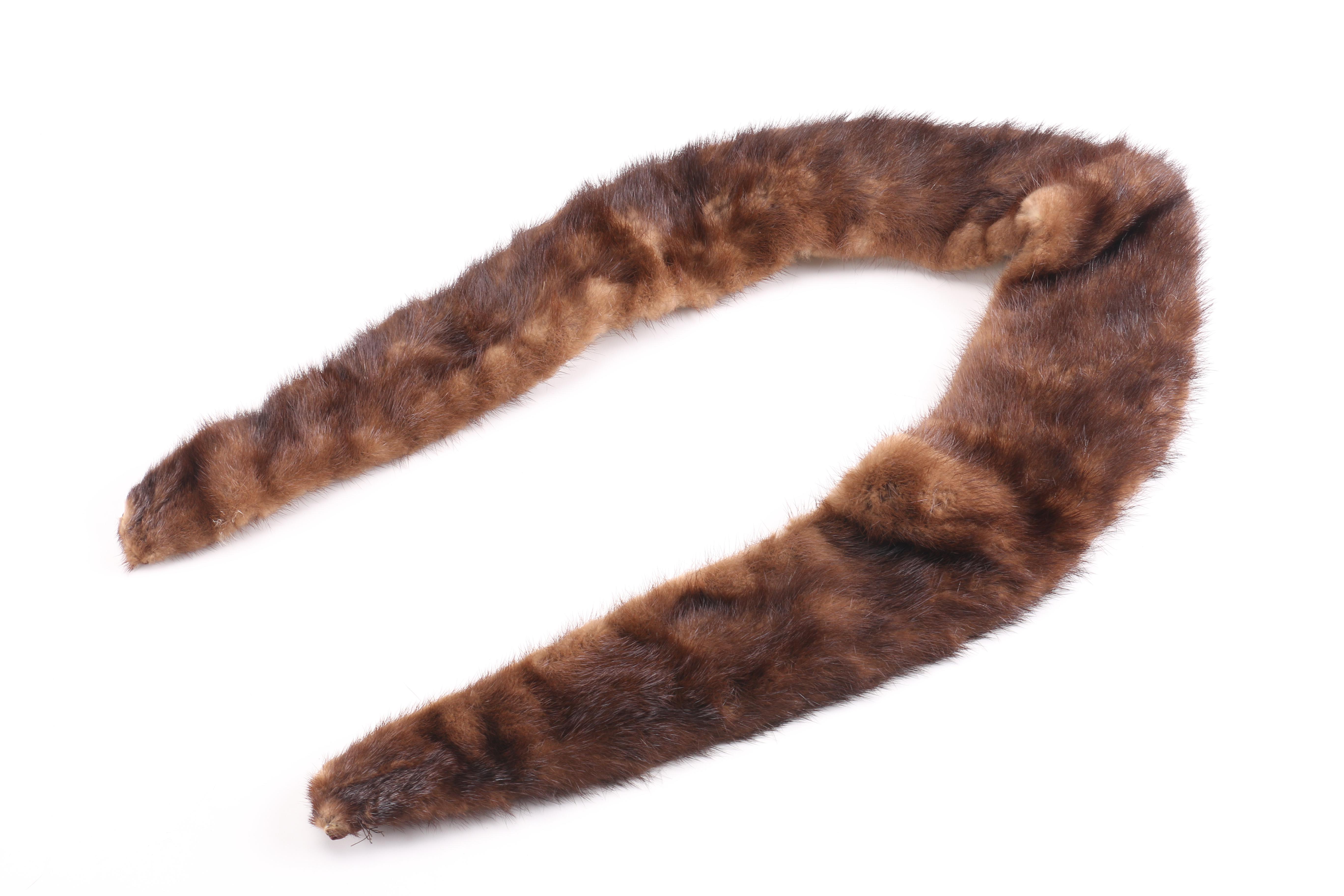 Mink and Fox Fur Stoles