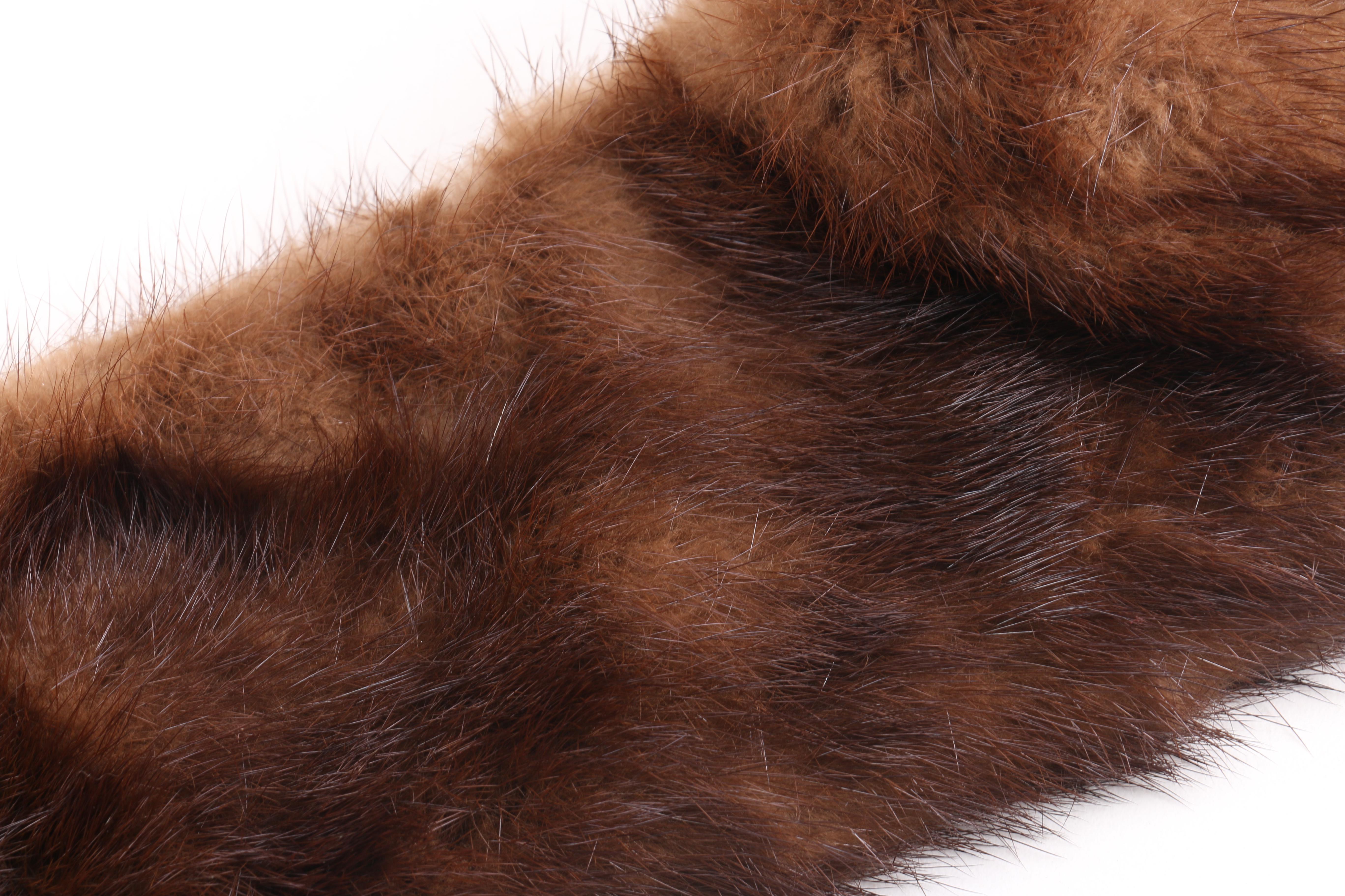 Mink and Fox Fur Stoles